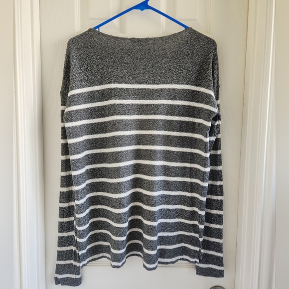 J Crew Womens Size XS Oversized Striped Long Sleeve Pullover Knit Sweater - Picture 5 of 5
